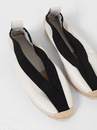 Horta Lace Up Leather Espadrilles Off White by Hereu | Couverture & The Garbstore