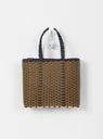 Small Trama Tote Bag Midnight Blue & Tabacco by Palorosa | Couverture & The Garbstore