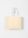 Small Trama Tote Bag White & Cream by Palorosa | Couverture & The Garbstore