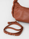 Espiga Mini Braided Handle Tote Bag Chestnut by Hereu | Couverture & The Garbstore