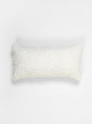 Short Wool Sheepskin Cushion Ivory by Natures Collection | Couverture & The Garbstore