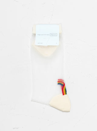 Rainbow Brite Sheer Crew Socks Multi by Hansel From Basel | Couverture & The Garbstore