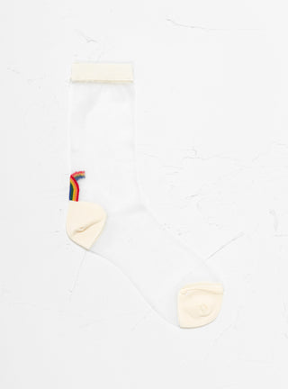 Rainbow Brite Sheer Crew Socks Multi by Hansel From Basel | Couverture & The Garbstore