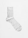 Ribbed Laminated Socks Susina Argento by Maria La Rosa | Couverture & The Garbstore
