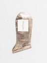 Ribbed Laminated Socks Coco Platino by Maria La Rosa | Couverture & The Garbstore