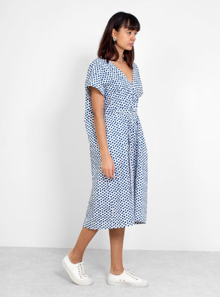 Doyo Dress Polka Blue by Christian Wijnants by Couverture & The Garbstore