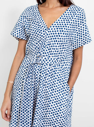Doyo Dress Polka Blue by Christian Wijnants | Couverture & The Garbstore