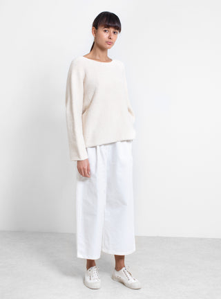 Trapezoid Jumper White by Lauren Manoogian by Couverture & The Garbstore