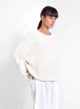 Trapezoid Jumper White by Lauren Manoogian | Couverture & The Garbstore