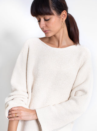 Trapezoid Jumper White by Lauren Manoogian by Couverture & The Garbstore