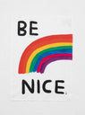David Shrigley Be Nice Tea Towel Multi by Third Drawer Down | Couverture & The Garbstore