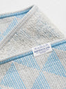 Triangle Hand Towel Blue by Kontex by Couverture & The Garbstore
