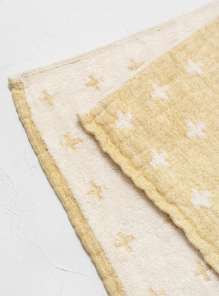 Linen Plus Hand Towel Yellow by Kontex by Couverture & The Garbstore