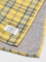 Tartan Check Bath Towel Yellow by Kontex | Couverture & The Garbstore