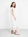 Violet Dress White by Sideline | Couverture & The Garbstore