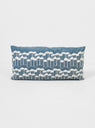 Flower Step Cushion Blue Grey by Minä Perhonen | Couverture & The Garbstore
