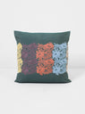 Smile Flower Cushion Square Green by Minä Perhonen | Couverture & The Garbstore