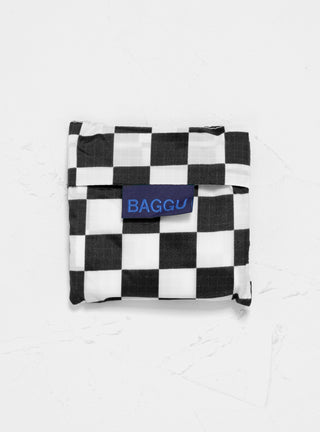 Standard Baggu Bag Black Checkerboard by Baggu by Couverture & The Garbstore