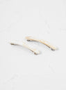 Petite Nicole Barrette Pair Pearl by Winden | Couverture & The Garbstore