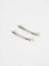 Petite Nicole Barrette Pair Pearl by Winden | Couverture & The Garbstore