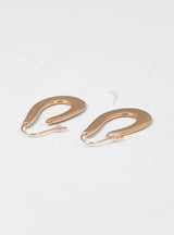 Flat Earrings Gold Plated by Helena Rohner | Couverture & The Garbstore