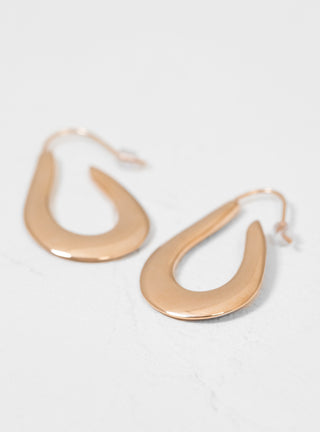 Flat Earrings Gold Plated by Helena Rohner by Couverture & The Garbstore