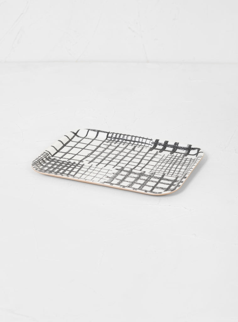 Small Checked Tray by In August Company | Couverture & The Garbstore