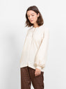 Getty Blouse Cream by Raquel Allegra by Couverture & The Garbstore
