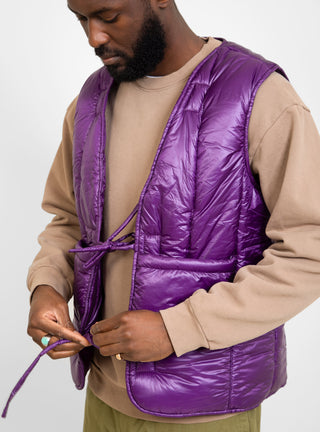 Padded Liner Vest Purple by Garbstore | Couverture & The Garbstore