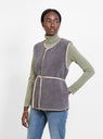 Moon Vest Concrete Grey by Milena Silvano by Couverture & The Garbstore