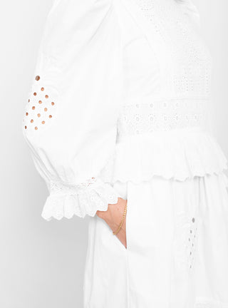 Pineapple Dress White by Meadows | Couverture & The Garbstore