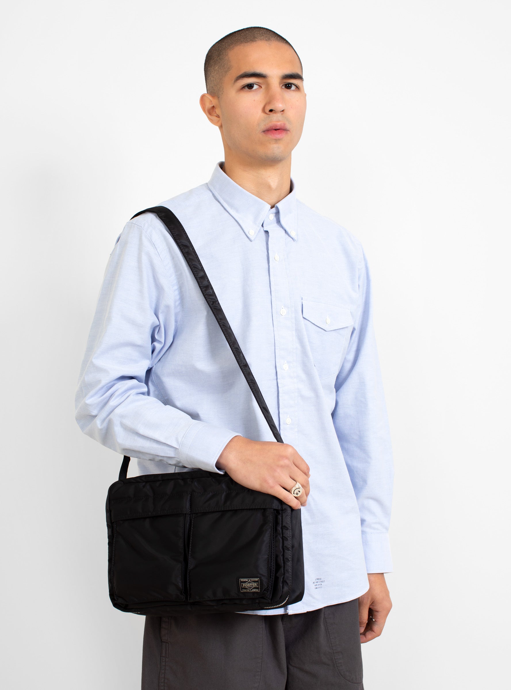 Porter Yoshida Tanker Shoulder Bag (Economy) - Black