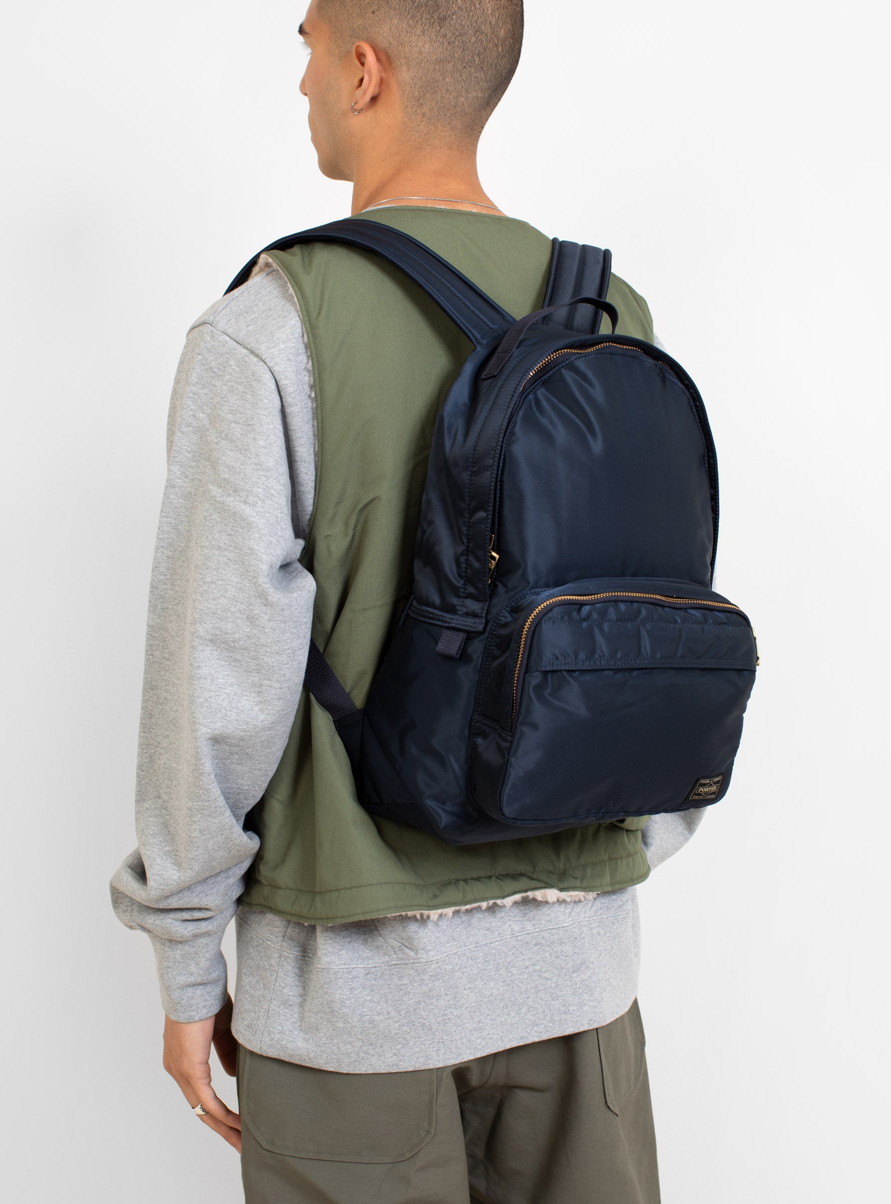 TANKER Day Backpack Medium Iron Blue