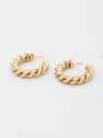 Mella Hoop Earrings by Laura Lombardi by Couverture & The Garbstore