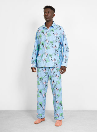 Yard Dawg Pyjama Trousers Blue by Brain Dead | Couverture & The Garbstore