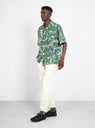 Carsten Print Shirt Lichen Green by Norse Projects | Couverture & The Garbstore