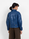 Pippa Faux Leather Jacket Navy by Rejina Pyo by Couverture & The Garbstore