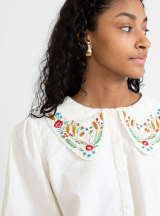 Foxglove Shirt Multi Embroidery by Meadows | Couverture & The Garbstore