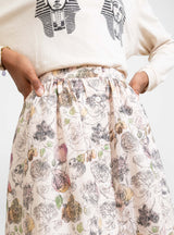 Magnolia Skirt Scribble Flora by Meadows | Couverture & The Garbstore
