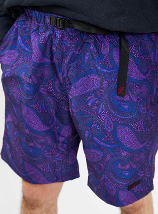 Packable Shell Short Purple Paisley by Gramicci | Couverture & The Garbstore