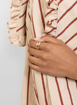Double Irregular Gold Plated Brass Ring by Helena Rohner | Couverture & The Garbstore