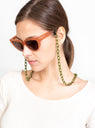 Smiley Mini Glasses Chain Opal Green by Orris London | Couverture & The Garbstore