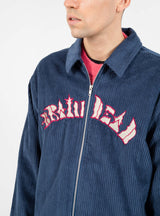 Cobblestone Cord Zip Shirt Jacket Mallard Blue by Brain Dead | Couverture & The Garbstore