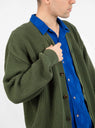 Beacon Cardigan Moss Green by The English Difference by Couverture & The Garbstore