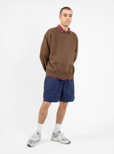 Kendrew Crew Jumper Brown by The English Difference | Couverture & The Garbstore