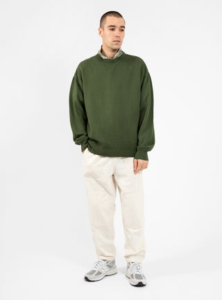 Kendrew Crew Jumper Moss Green by The English Difference by Couverture & The Garbstore