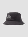 Gauze Cotton Stock Logo Bucket Hat Grey by Stüssy | Couverture & The Garbstore