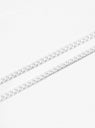 Silver Classic Curb Chain 3.7mm 22" by Garbstore | Couverture & The Garbstore