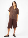Marty Shirt Brown by Rejina Pyo by Couverture & The Garbstore