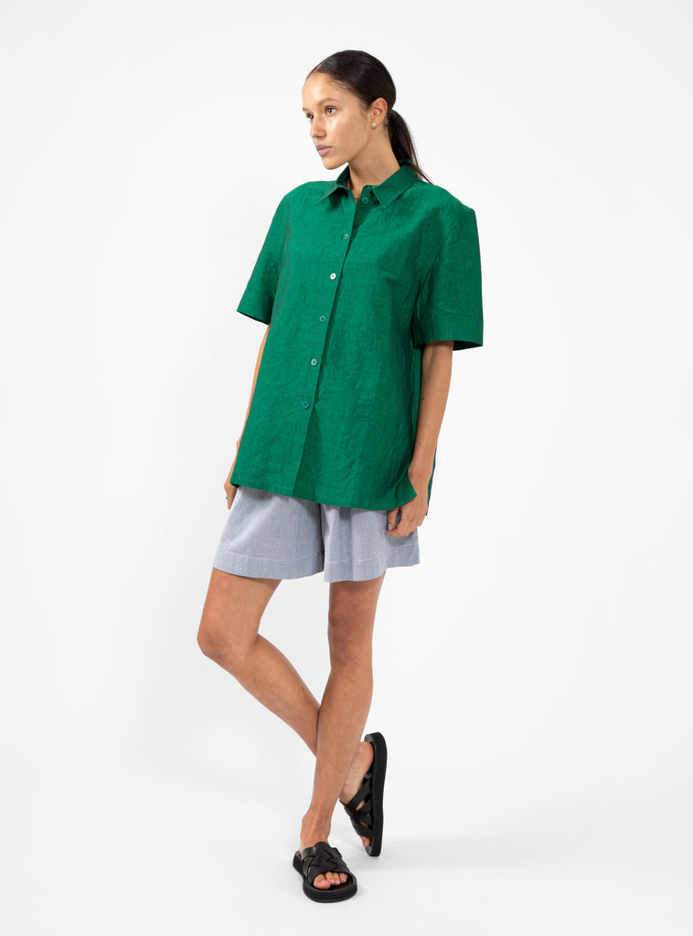 Terrace Blouse Green by Christian Wijnants | Couverture & The Garbstore